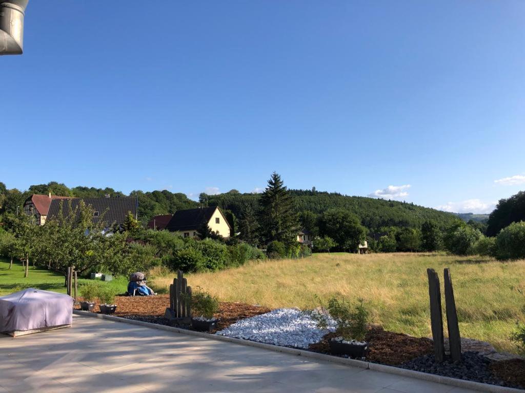 Villa Havre de paix dans le Jura Alsacien avec piscine privée externe de mai à septembre à Bendorf Extérieur photo